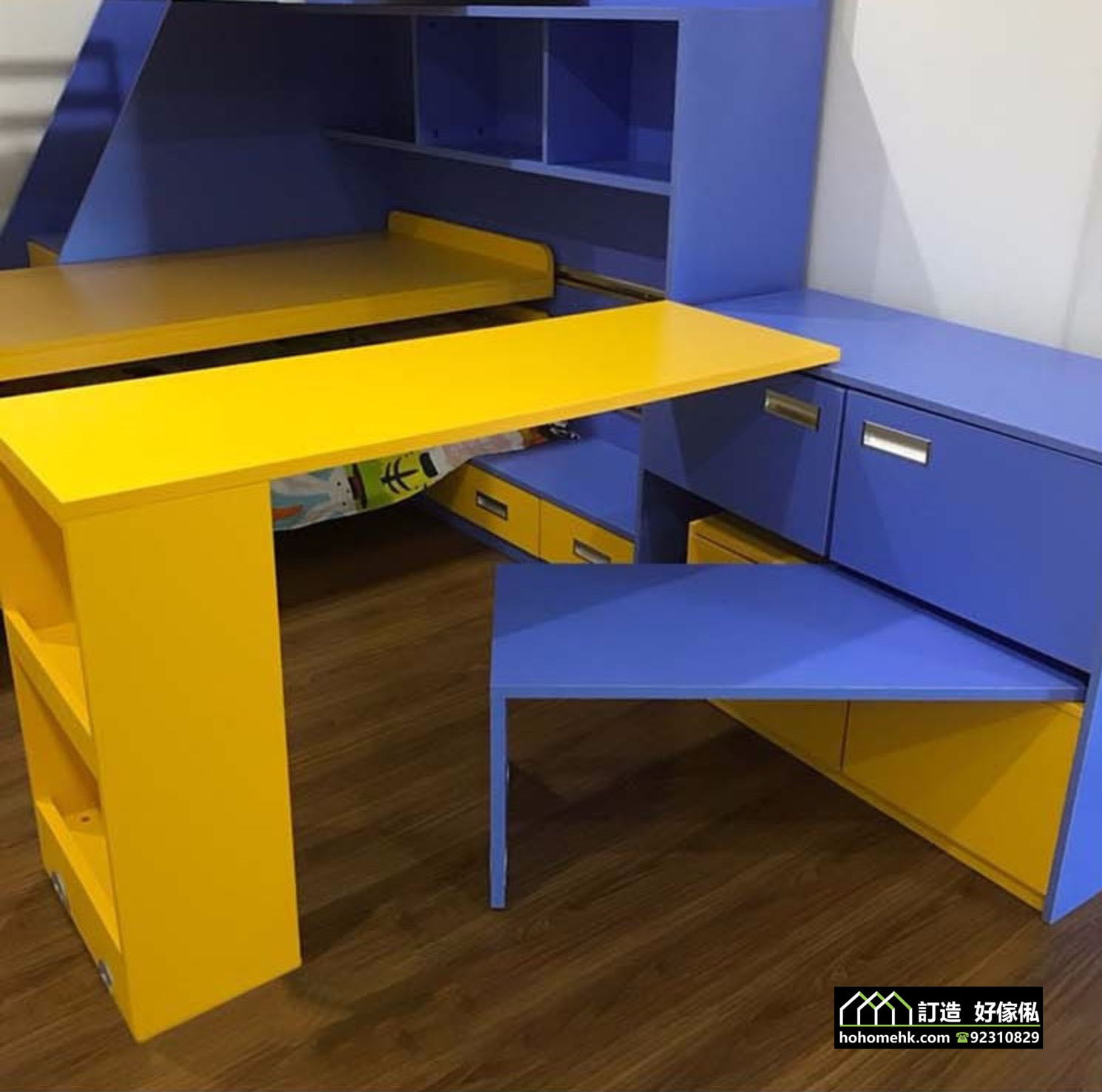 Revolving desk hardware, suitable for bookcases, TV cabinets, wardrobes, retractable tables, combination beds/bunk beds/shelf beds and lockers or other custom-made furniture recommended by our designers