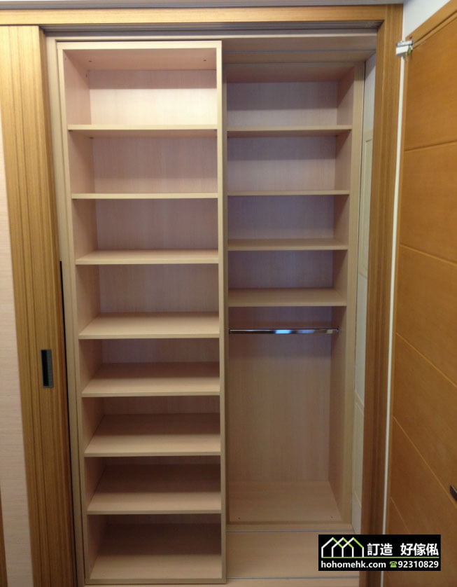 Create a double layer mobile wardrobe closet track fitting for use on custom-built shoe cabinets, door closets, wardrobes, lockers and bookcases or other custom-built furniture recommended by our designers