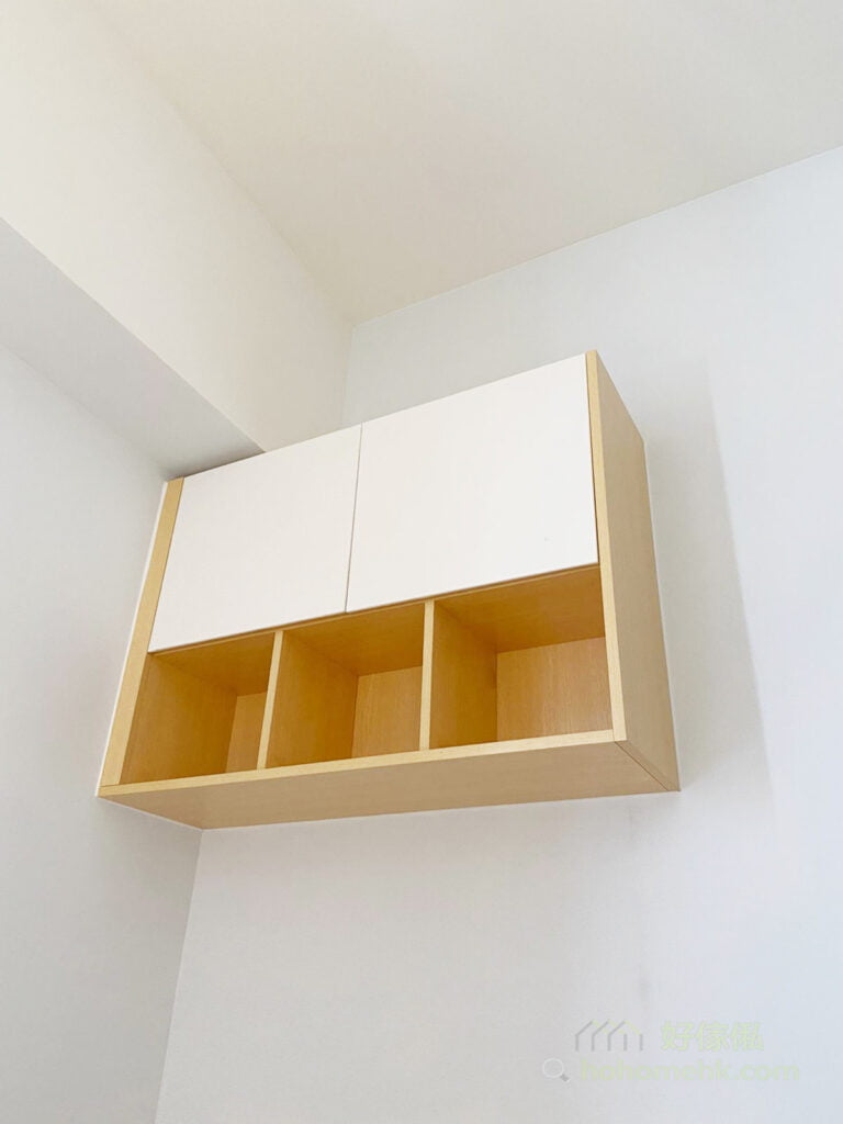 [Simple and neat] Small square desk with storage wall cabinet — 好傢俬 ...