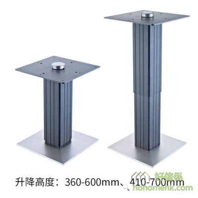 Semi-automatic silent pneumatic platform lifting table hardware