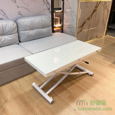 High-density tabletop, heat-resistant, easy to clean, scratch-resistant, with a sturdy 18mm thickness, suitable for use as a coffee table or dining table.