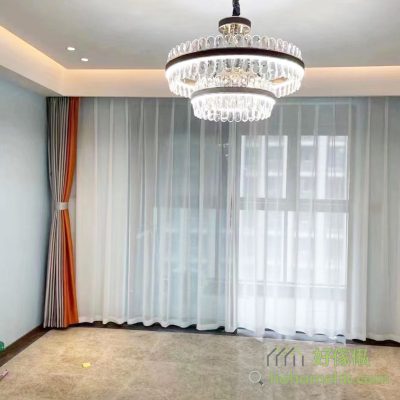 White gauze curtain (thin - transparent)