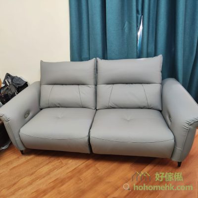 Two seats physical photos, can be customized with the living room size of different sizes of electric hinge combing.