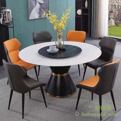 Family is the warmest harbor in everyone's heart. When families sit together, share food and talk freely, the warmth and harmony are indescribable. This circular dining table is designed for family reunion. Round design, meaning reunion: Round table, meaning reunion and happiness. Every time we sit around here, we are deeply attached to our home. Carefully selected high-quality rock slabs ensure the stability and durability of the table, so that you and your family can enjoy every moment of reunion time.