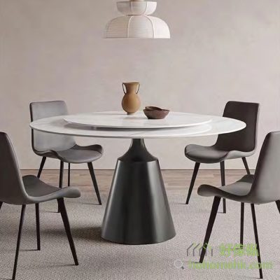 Fashion simple, quality choice: The pursuit of simplicity without losing quality you, are looking for a practical and stylish dining table? This Faye rock plate round table will bring a high quality enjoyment to your meal time.