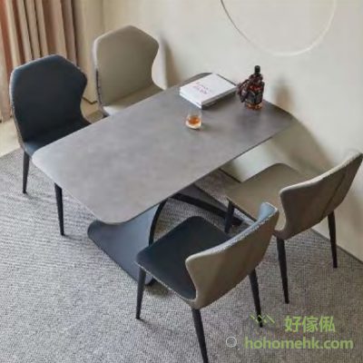 The rock table with large rounded corners is definitely a friendly design for adults and children, which can avoid collisions and is safe and reliable.