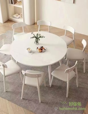 Modern home style round dining table, make your dining time more warm and comfortable -M84