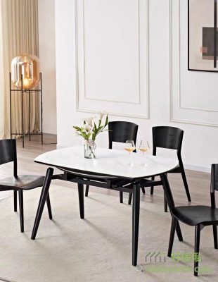 Modern home style round dining table, make your dining time more warm and comfortable -M84