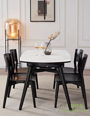 Modern home style round dining table, make your dining time more warm and comfortable -M84