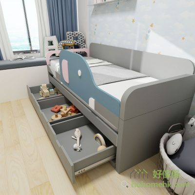 The height of the animal shape fence is moderate, which can avoid children rolling out of bed when they sleep, and facilitate parents to observe children's sleeping situation.