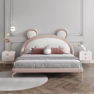 This soft bed, the front looks super cute, very suitable for children, of course, the girls are also very suitable