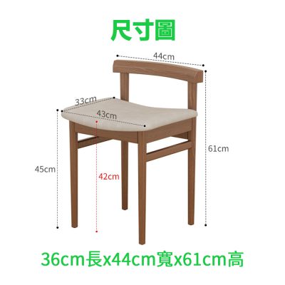 Chair size plan