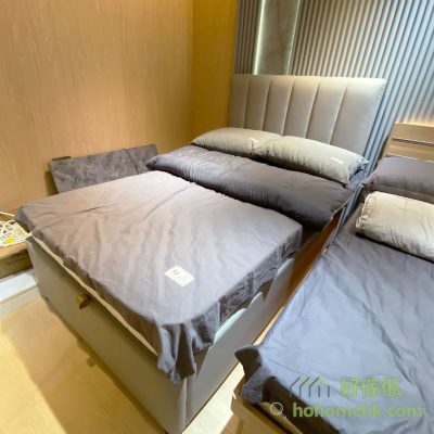 The bed frame adopts imported pine frame structure, the fabric has multi-color science and technology leather selection (welcome to the store to pick the color), the bed plate is steel frame solid wood keel frame, equipped with oil pressure gas support for easy opening and closing, can be manual or electric.