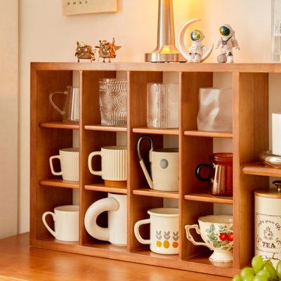 Multiple cell storage space 12. Large capacity palace grid storage cup holder, partition storage, at the same time to meet the use of a variety of cups and other ornaments, to achieve beautiful and practical coexistence.