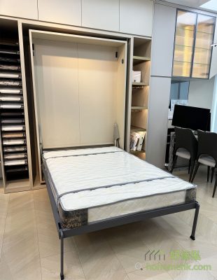 4 feet bed, single double sleep can be, different periods of family needs can be met! In addition, there is a 5-foot bed model that can be ordered, welcome to inquire with the designer to see if you can do rotary deformation bed!