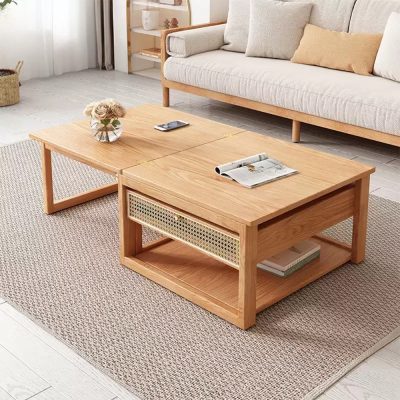 Connor solid wood folding table dining table, can be used as a coffee table and dining table, when not in use can also be stacked for storage, is simply the Gospel of the fine unit