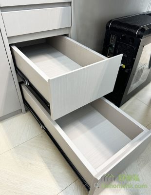 Hardware display: three cabinet bucket rail, suitable for deepening the use of cabinet bucket