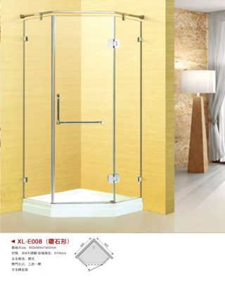 Diamond shaped bath screen _XL-E008(Door mask)