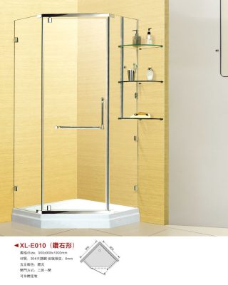 Diamond shaped bath screen _XL-E010(Door mask)