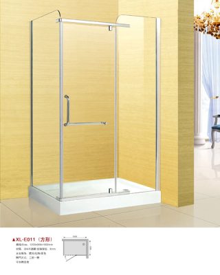 L-shaped bath screen _XL-E011(Door mask)