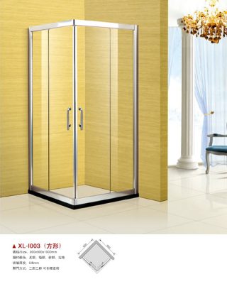 L-shaped bath screen _XL-I003(Door type)