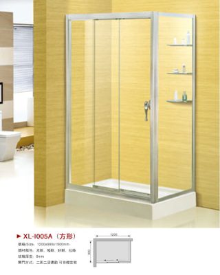 L-shaped bath screen _XL-I005A(Door type)