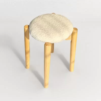 Full solid wooden stool legs, safe, firm and beautiful