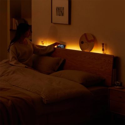 Based on the needs of most people, the scientific consideration of the night lighting needs, the bedside position design of the characteristic light belt, the light is soft and not dazzling, sleeping alone is not afraid of dark, not afraid of getting up at night