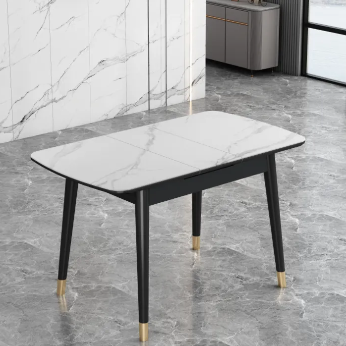 亮光雪山白岩板+黑腳